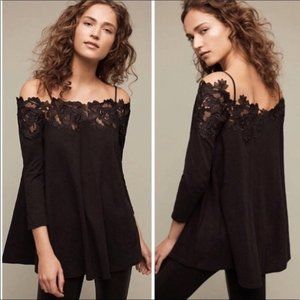 Meadow Rue Women's Black Knit Top